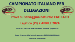 Scopri di più sull'articolo Campionato Italiano per Delegazioni